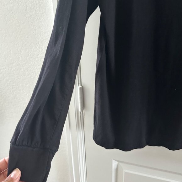 Blessed Leopard Print Long-Sleeve Shirt By Love Faith XL Black Cotton/Poly Blend - Picture 5 of 5